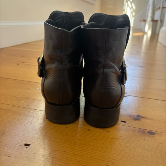 Women's Cole Haan size 10.5 Leather Boots Made in Italy - Picture 12 of 16
